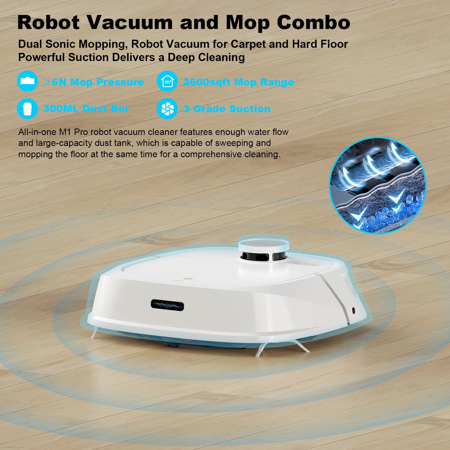 Robot Vacuum M1 Pro